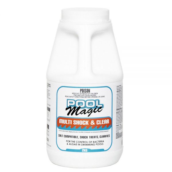 Pool Magic Splasher Ii Pool Magic Multi Shock & Clear 2Kg — Sigma Telford Group