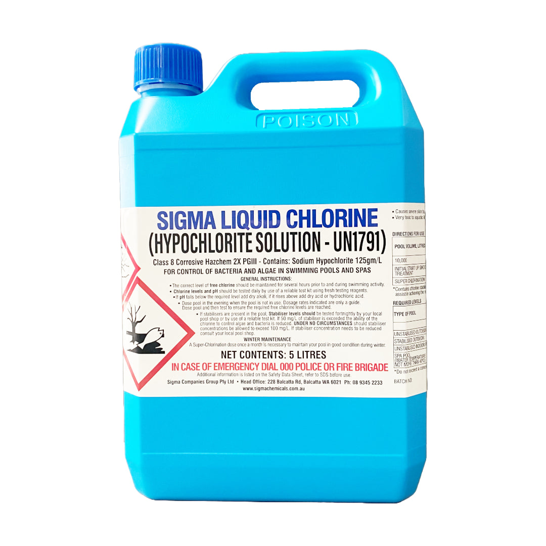 TelChem Hypo-Chlor / Sigma Liquid Chlorine